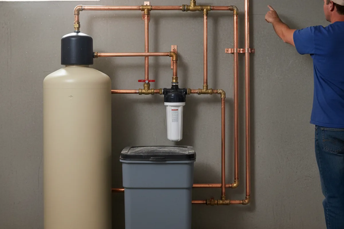 Whole-house water treatment system installed in Pomona